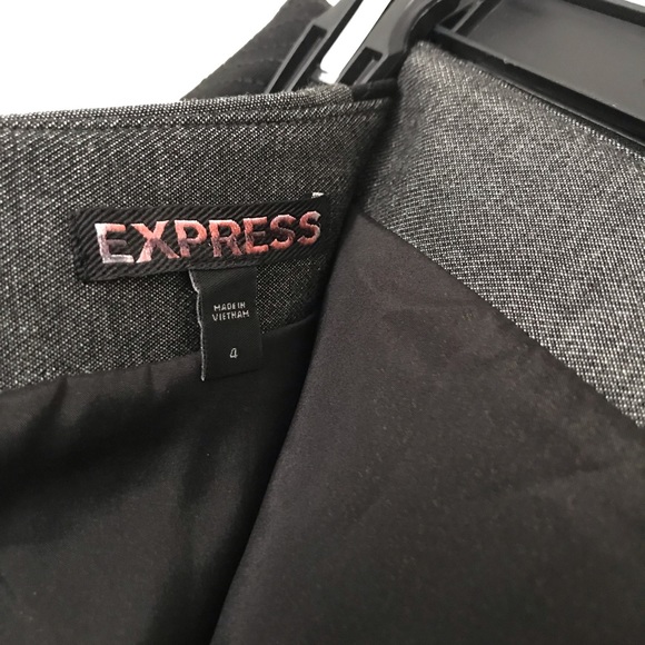 Like new - Express Pencil Skirt Sz 4 color block - Picture 3 of 7